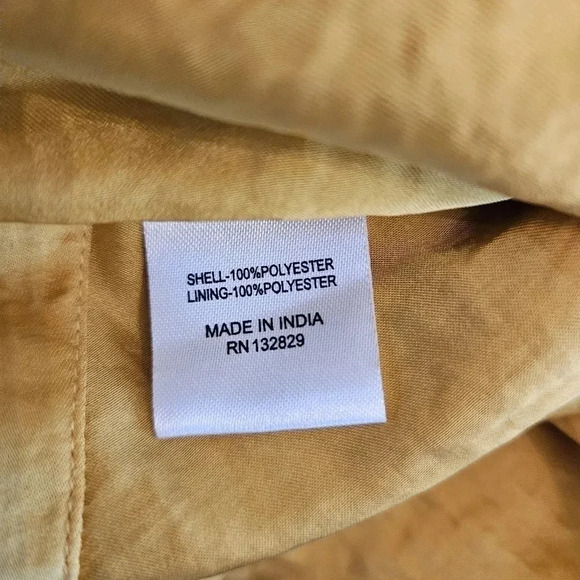 Lovers and Friends Revolve Ana One Shoulder Cocktail Dress Yellow Mustard Small. - Picture 11 of 15